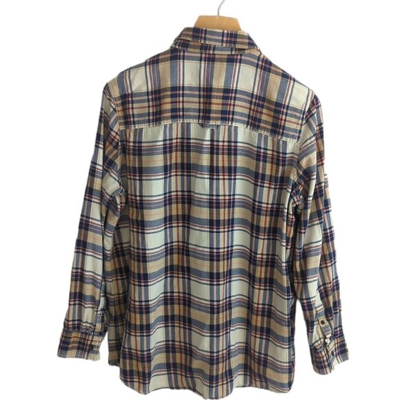 Roots Plaid Flannel Button Down Shirt - Picture 2 of 3